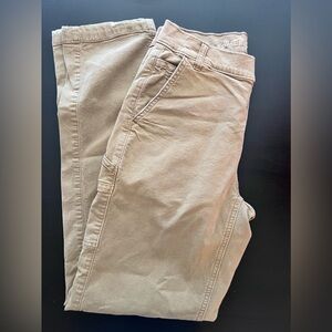 American Eagle Outfitters Tan Straight Leg Pants